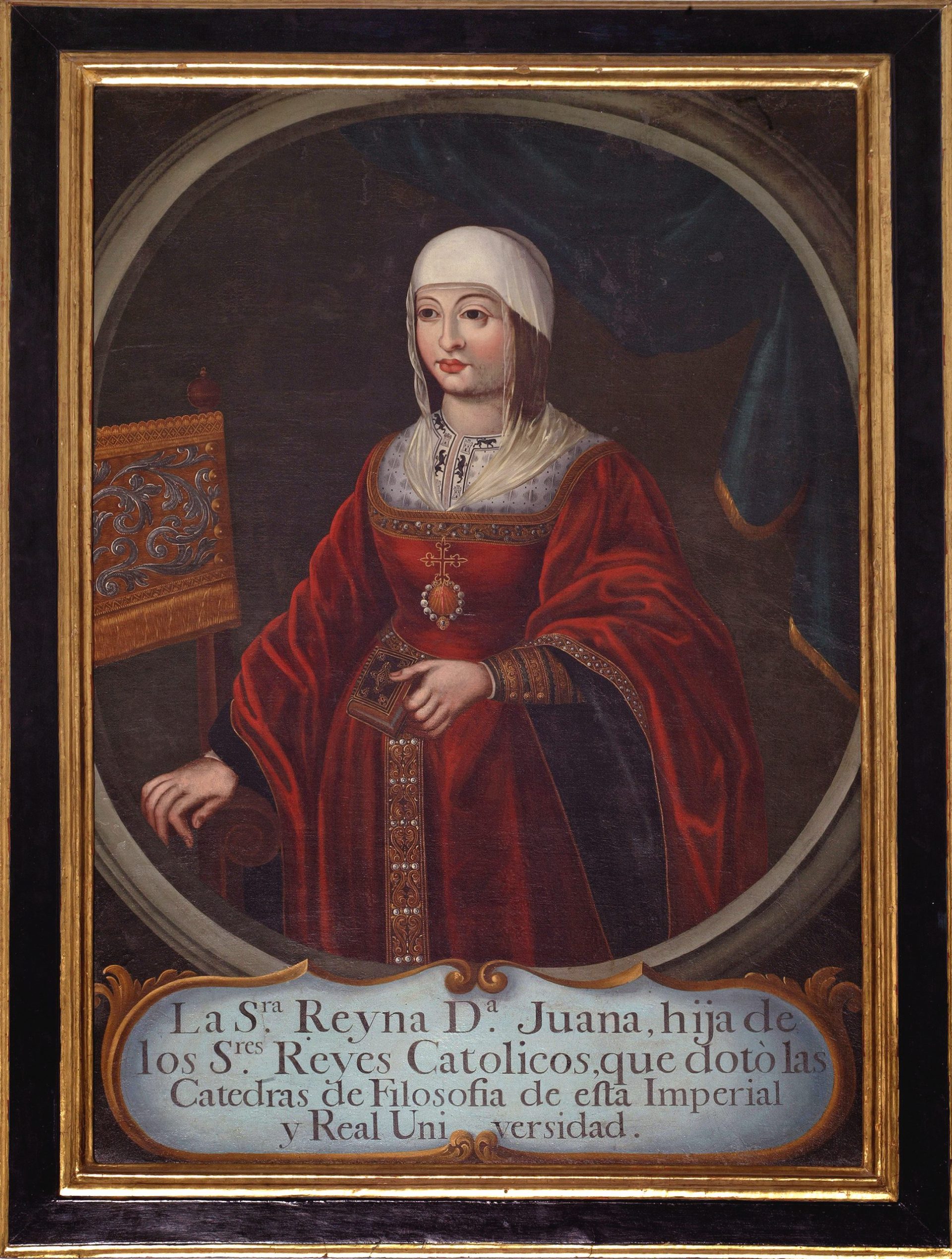 Retrato de Juana I de Castilla Patrimonio Universidad de Granada